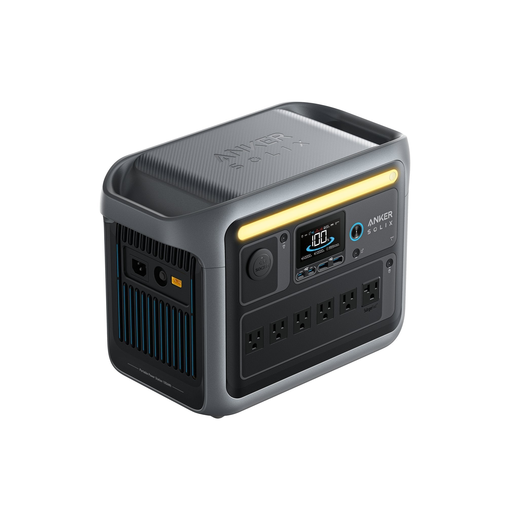 Refurbished Anker SOLIX C1000 Portable Power Station - 1056Wh | 1800W - Solar Generators and Power Stations Plus