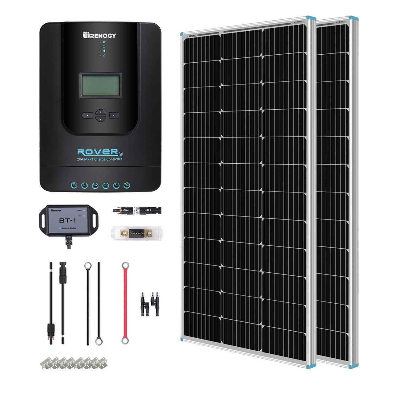 Renogy 200 Watt 12 Volt Solar Premium Kit - Solar Generators and Power Stations Plus