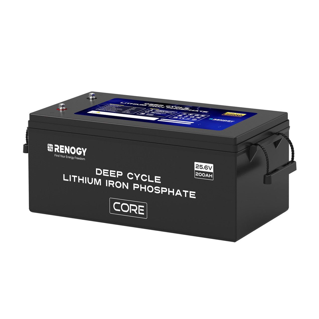 Renogy 24V 200Ah Core Series Deep Cycle Lithium Iron Phosphate Battery - Solar Generators and Power Stations Plus