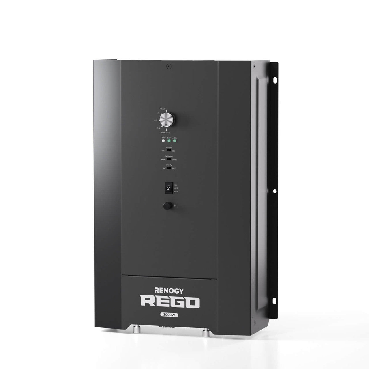 Renogy REGO 3000W 12V Pure Sine Wave HF Inverter Charger Split-phase Design - Solar Generators and Power Stations Plus