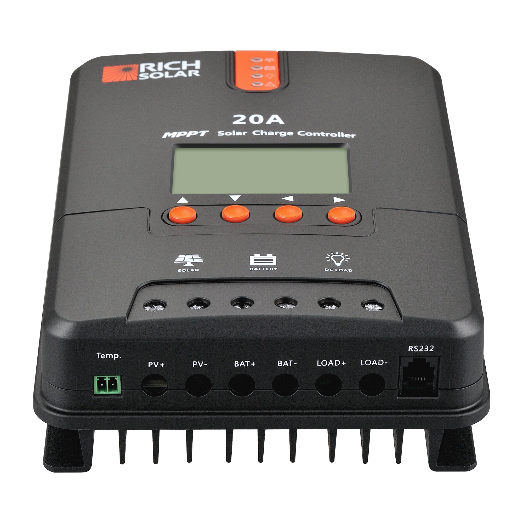 RICH SOLAR 20 Amp MPPT Solar Charge Controller - Solar Generators and Power Stations Plus