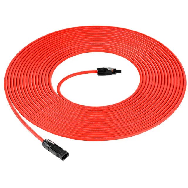 RICH SOLAR 20ft/10AWG Solar Panel Extension Cable Wire with Solar Connectors - Solar Generators and Power Stations Plus