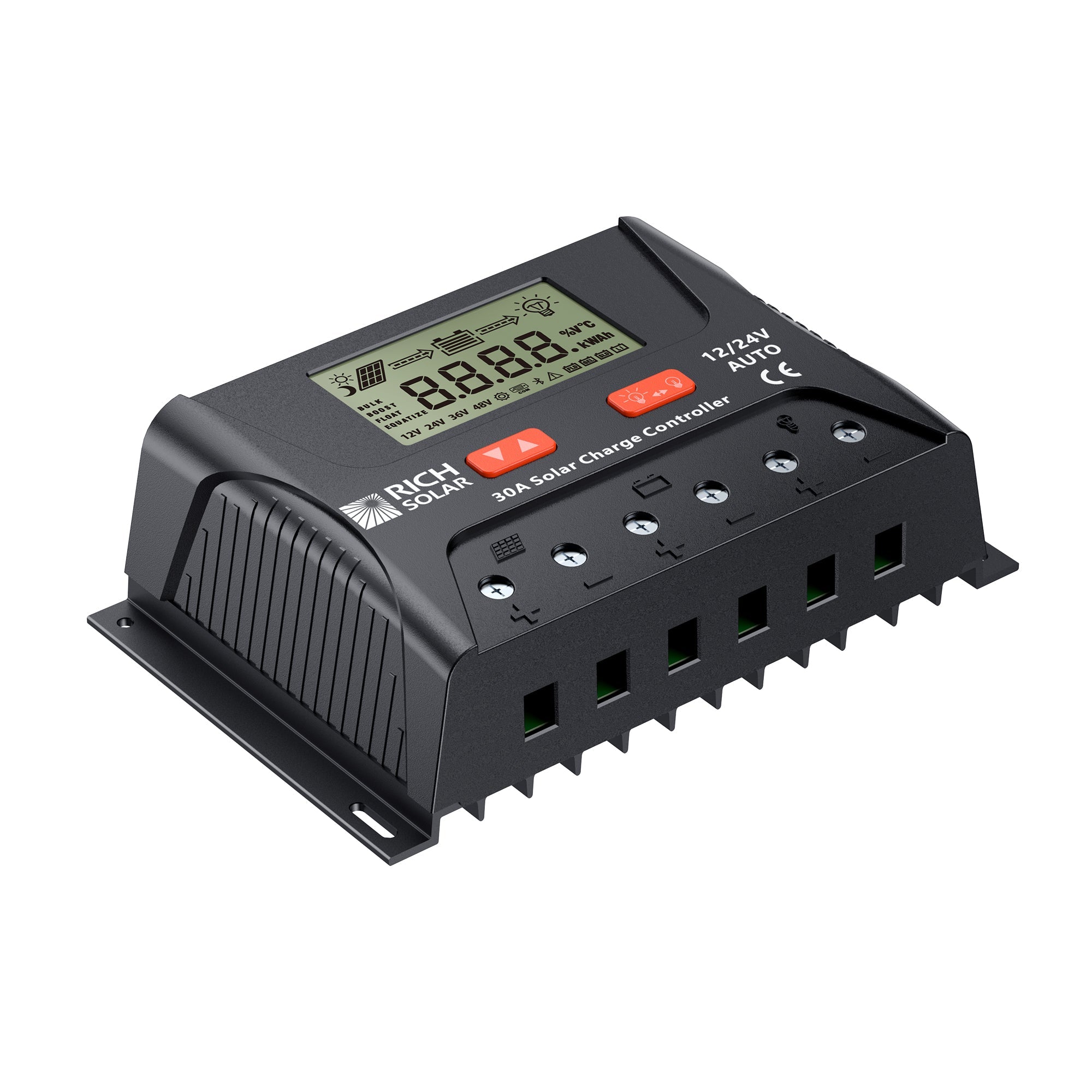 RICH SOLAR 30 Amp PWM Solar Charge Controller - Solar Generators and Power Stations Plus