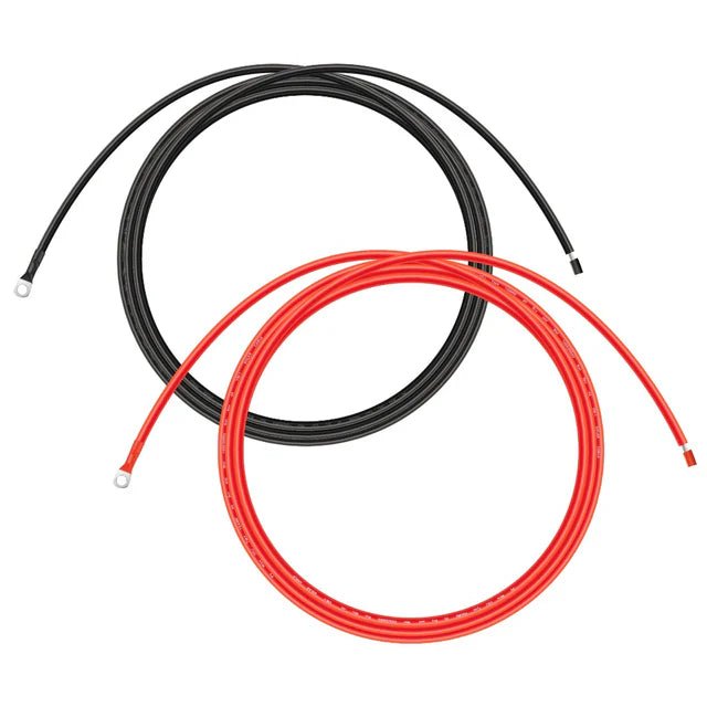 RICH SOLAR 8AWG Cable Wire Connect Charge Controller to Battery (Red & Black) - Solar Generators and Power Stations Plus