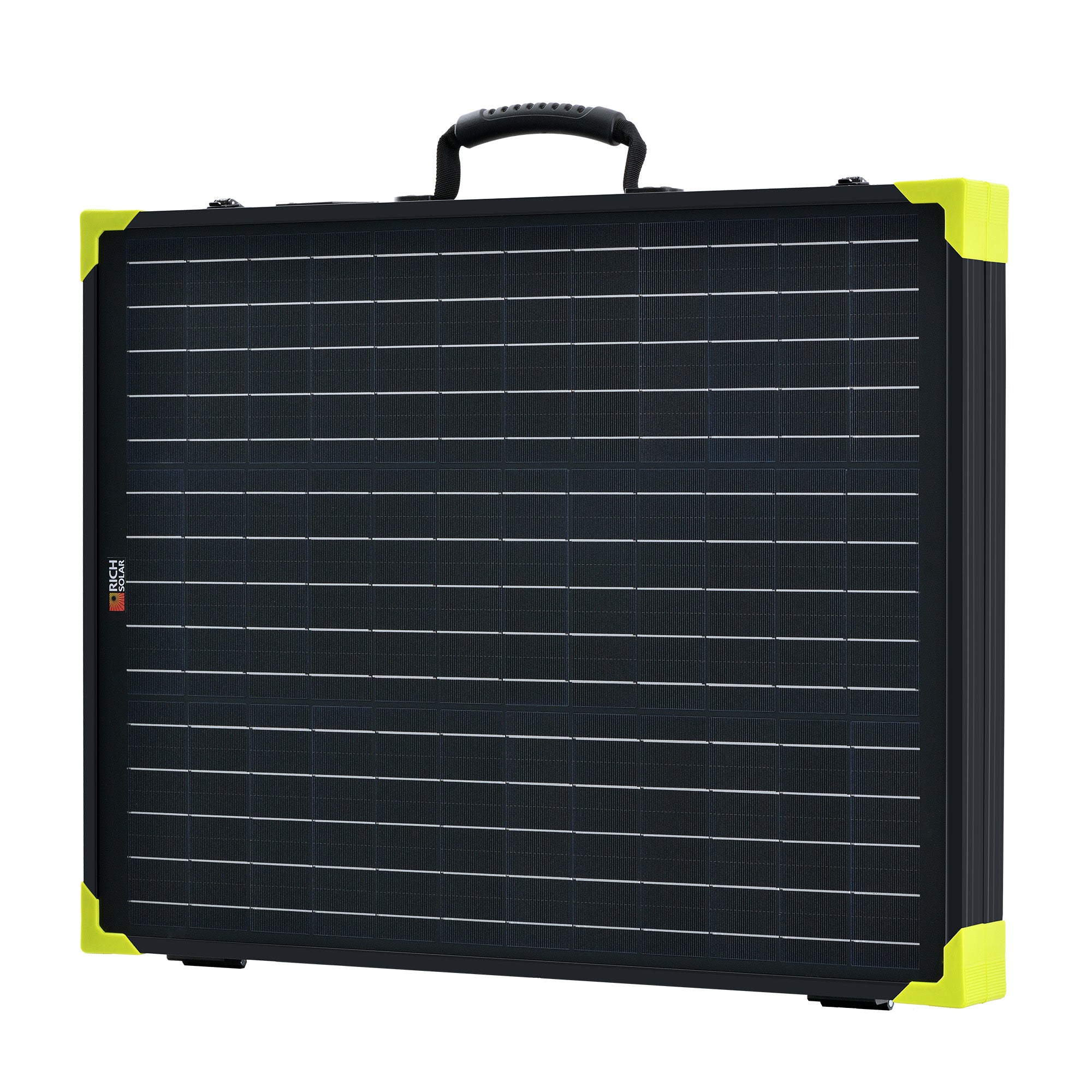 RICH SOLAR MEGA 100 Watt Portable Solar Panel Briefcase | Best 12V Panel for Solar Generators and Portable Power Stations - Solar Generators and Power Stations Plus