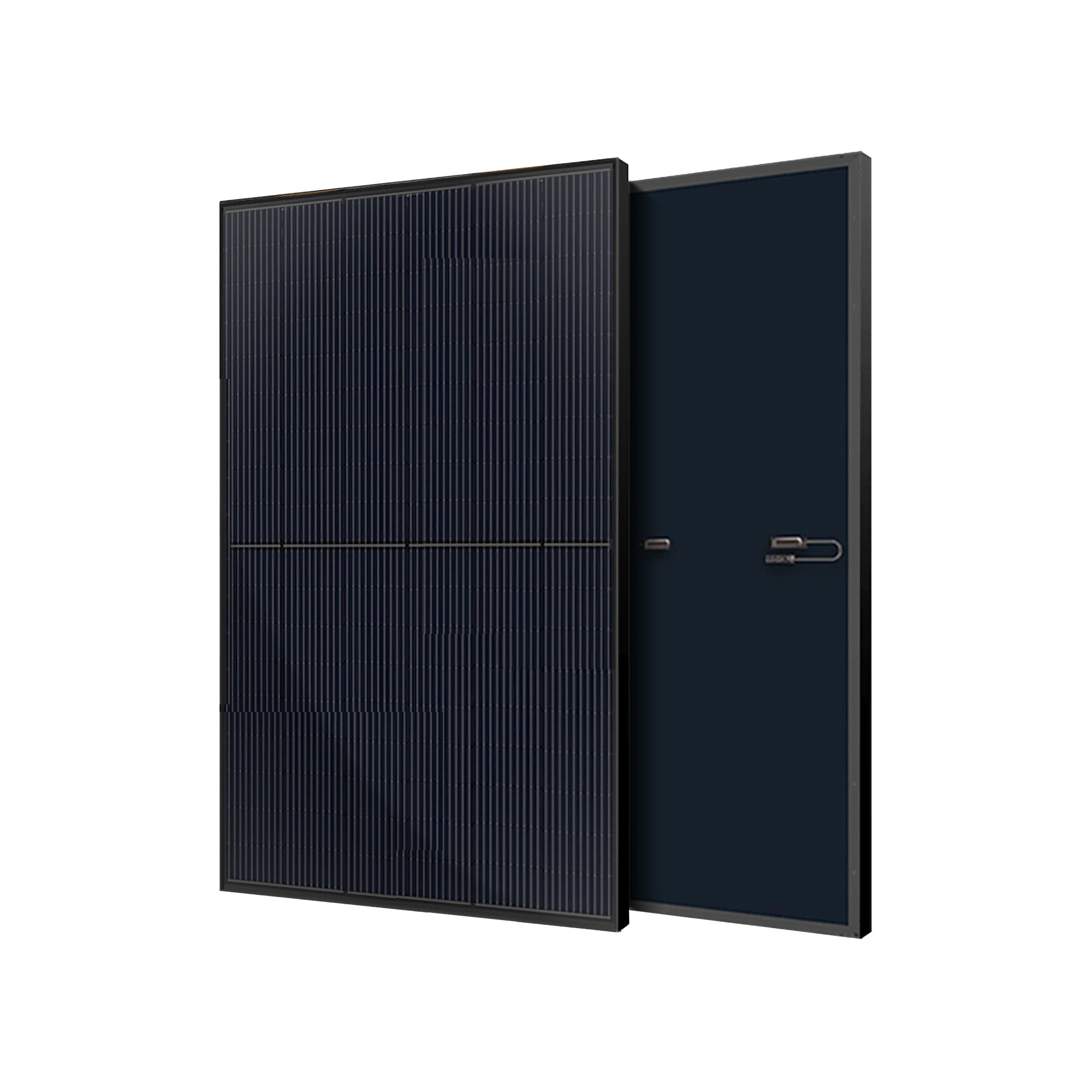 RICH SOLAR MEGA 410 Watt Monocrystalline Solar Panel (8pcs) | High Efficiency | Black Mono-facial Module | Grid-Tie | Off-Grid - Solar Generators and Power Stations Plus