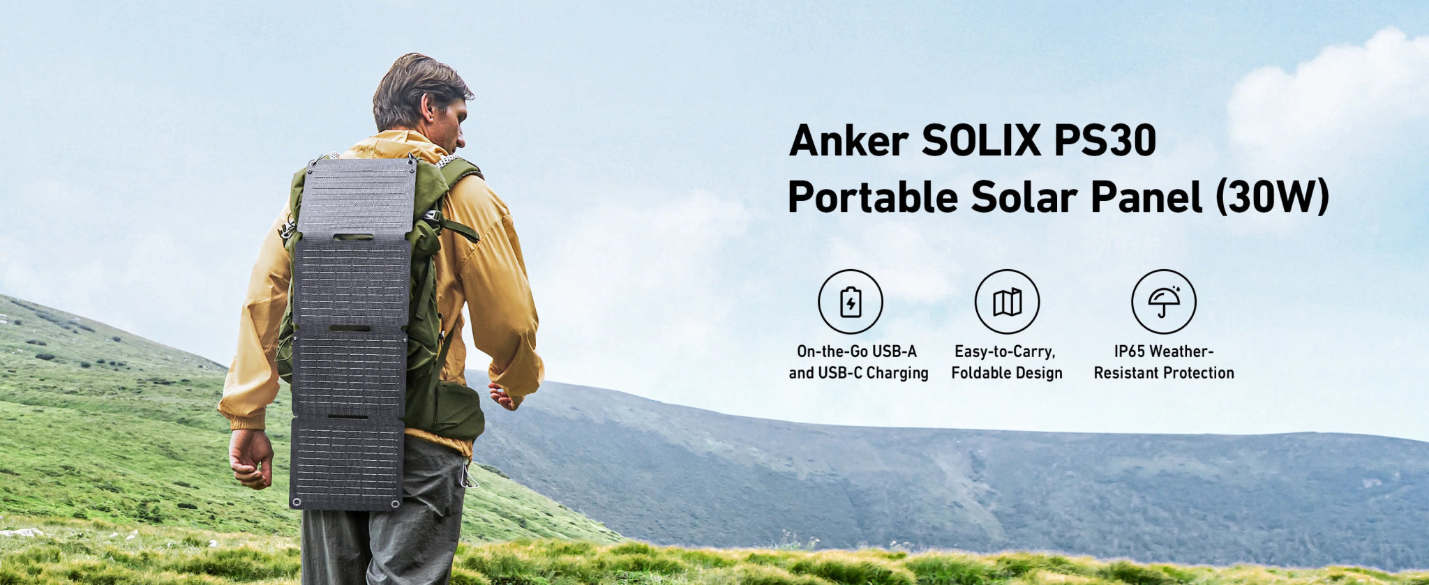 Anker SOLIX PS30 Portable Solar Panel (30W) - Solar Generators and Power Stations Plus