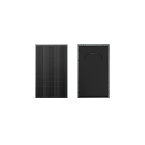 EcoFlow 100W Rigid Solar Panel (2x) + Rigid Solar Panel Mounting Feet (2x) - Solar Generators and Power Stations Plus