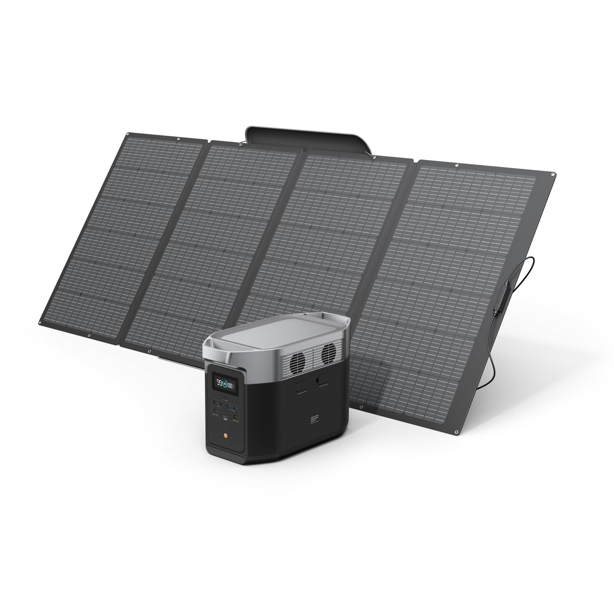 EcoFlow 400W Portable Solar Panel - Solar Generators and Power Stations Plus