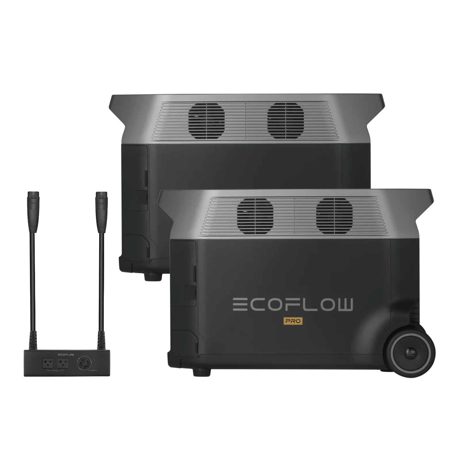 EcoFlow DELTA Pro (x2) + Double Voltage Hub - Solar Generators and Power Stations Plus