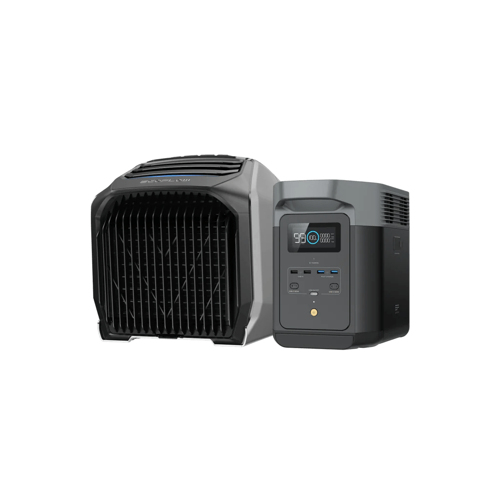 EcoFlow WAVE 2 Portable Air Conditioner + DELTA 2 Portable Power Station - Solar Generators and Power Stations Plus
