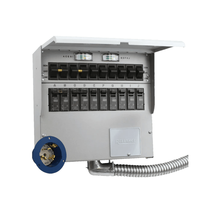 Transfer Switch A510A - 125/250V with 50A (For DELTA Pro Ultra x2) - Solar Generators and Power Stations Plus